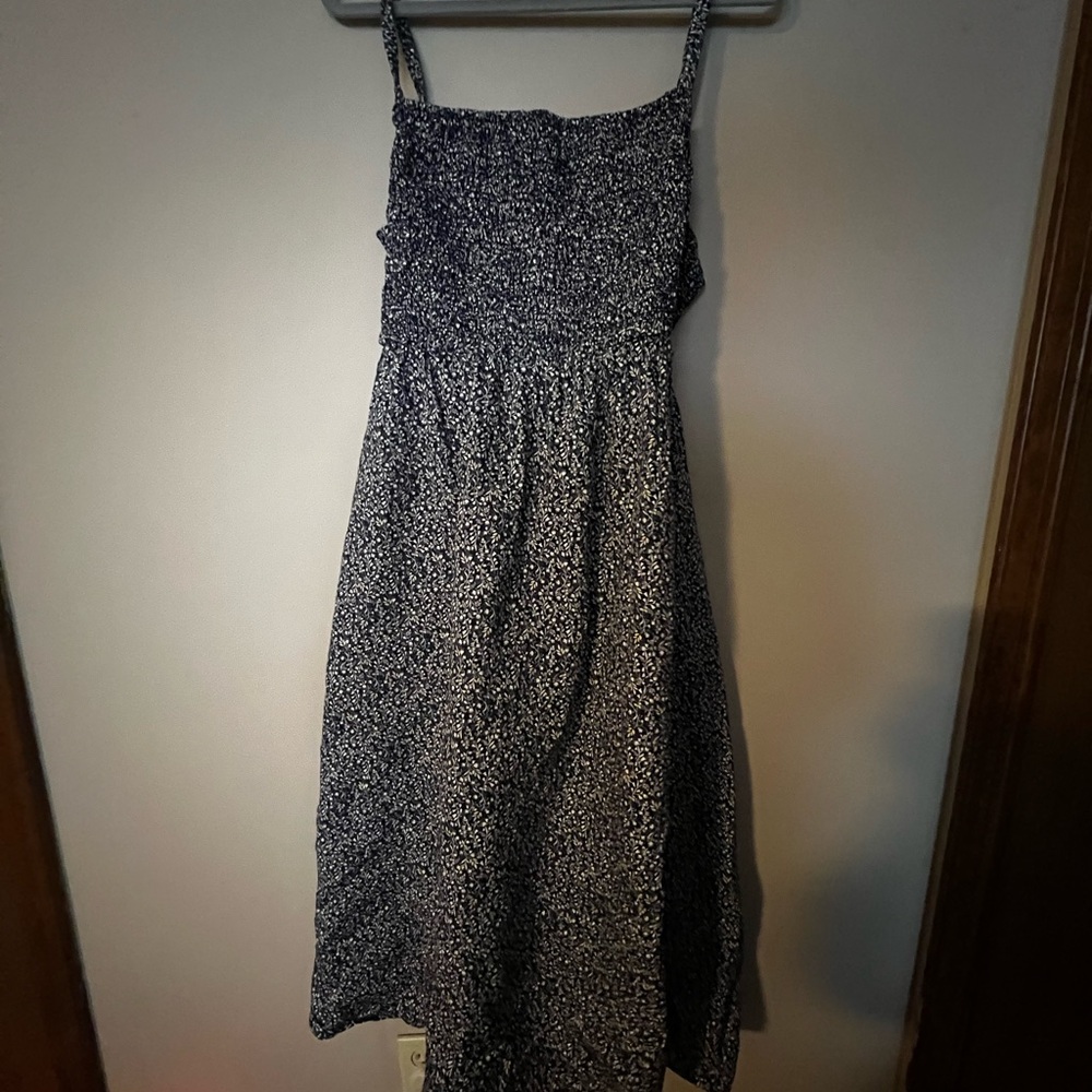Old Navy Black and White Floral Dress